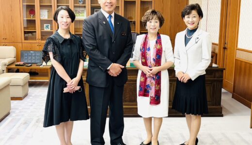 馳石川県知事を表敬訪問しました。
